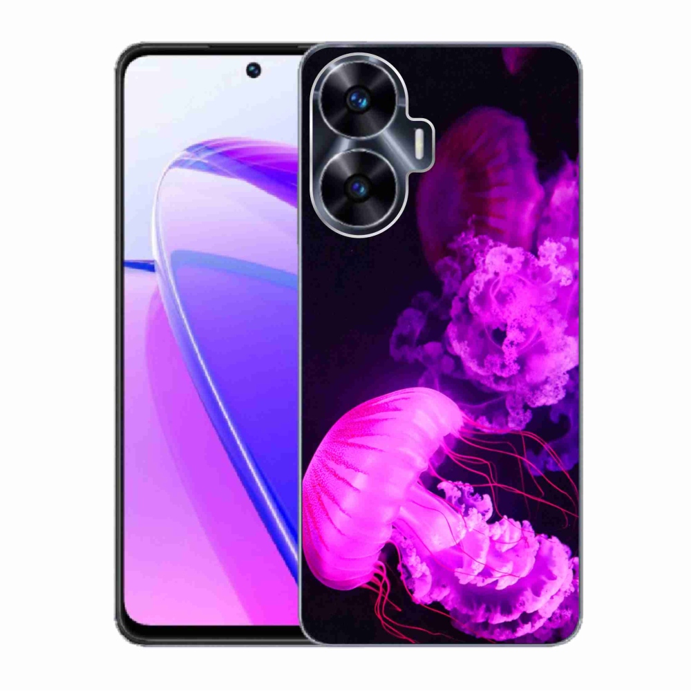 Zselés borító mmCase a Realme C55 készülékhez - medúza 1