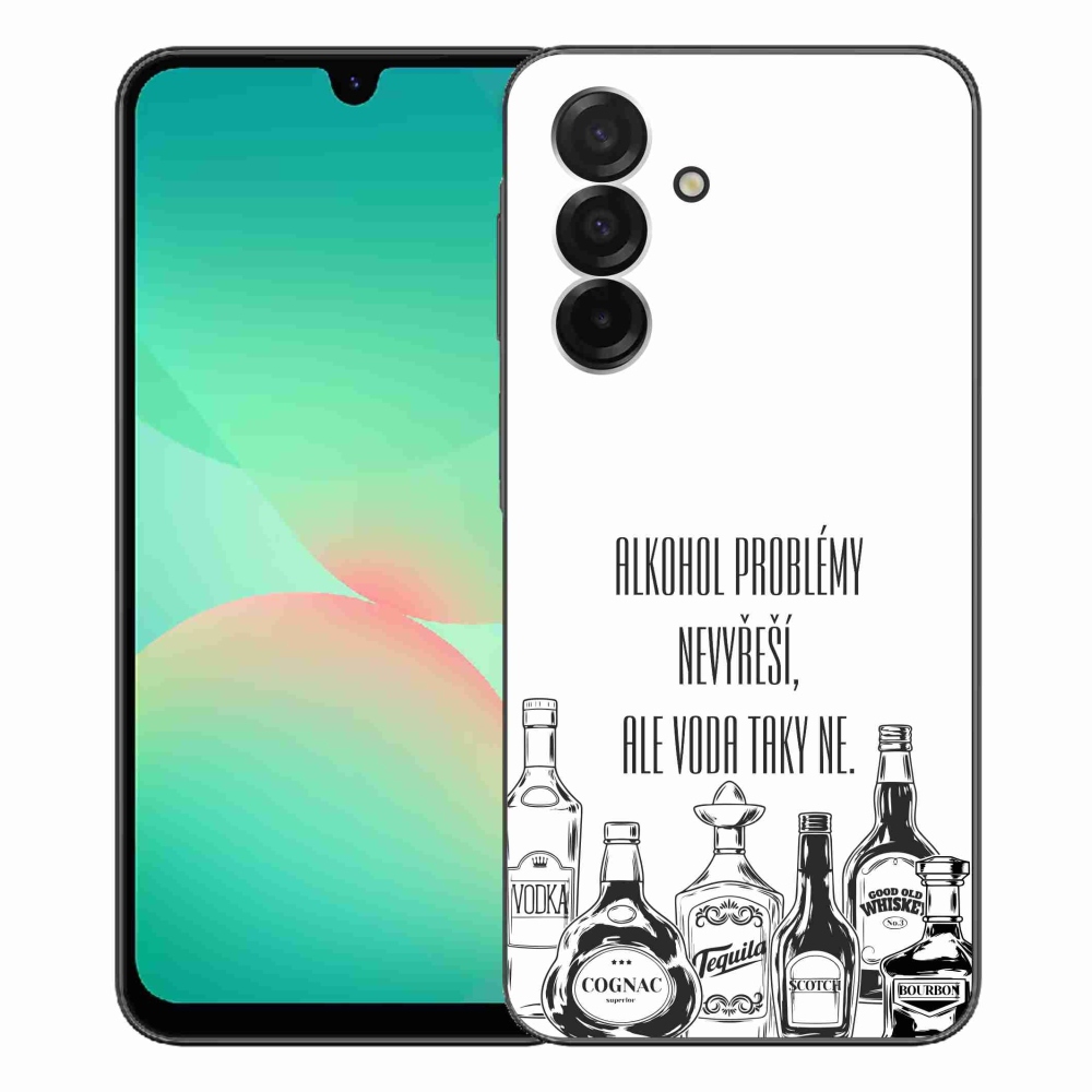 Gél borító mmCase Samsung Galaxy A26 5G - vicces szöveg fehér háttérrel