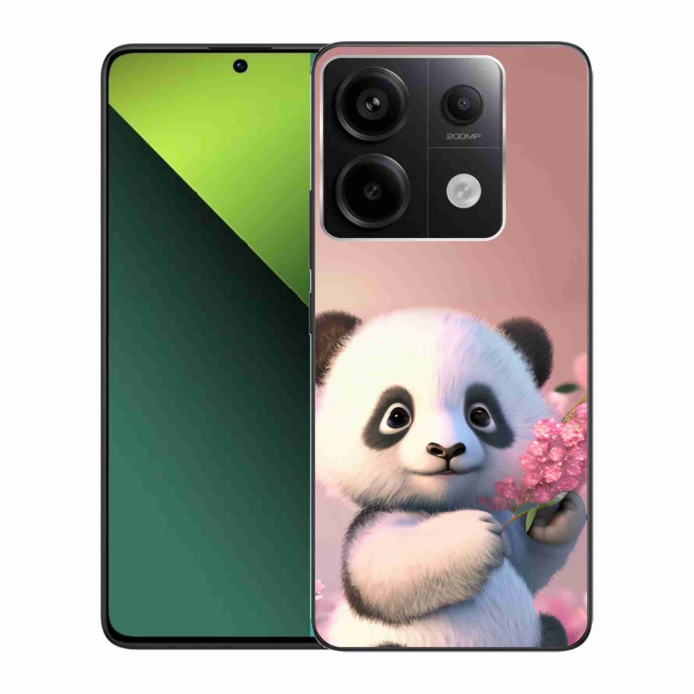 Gél borítás mmCase a Xiaomi Redmi Note 13 Pro 5G/Poco X6 5G számára - aranyos panda