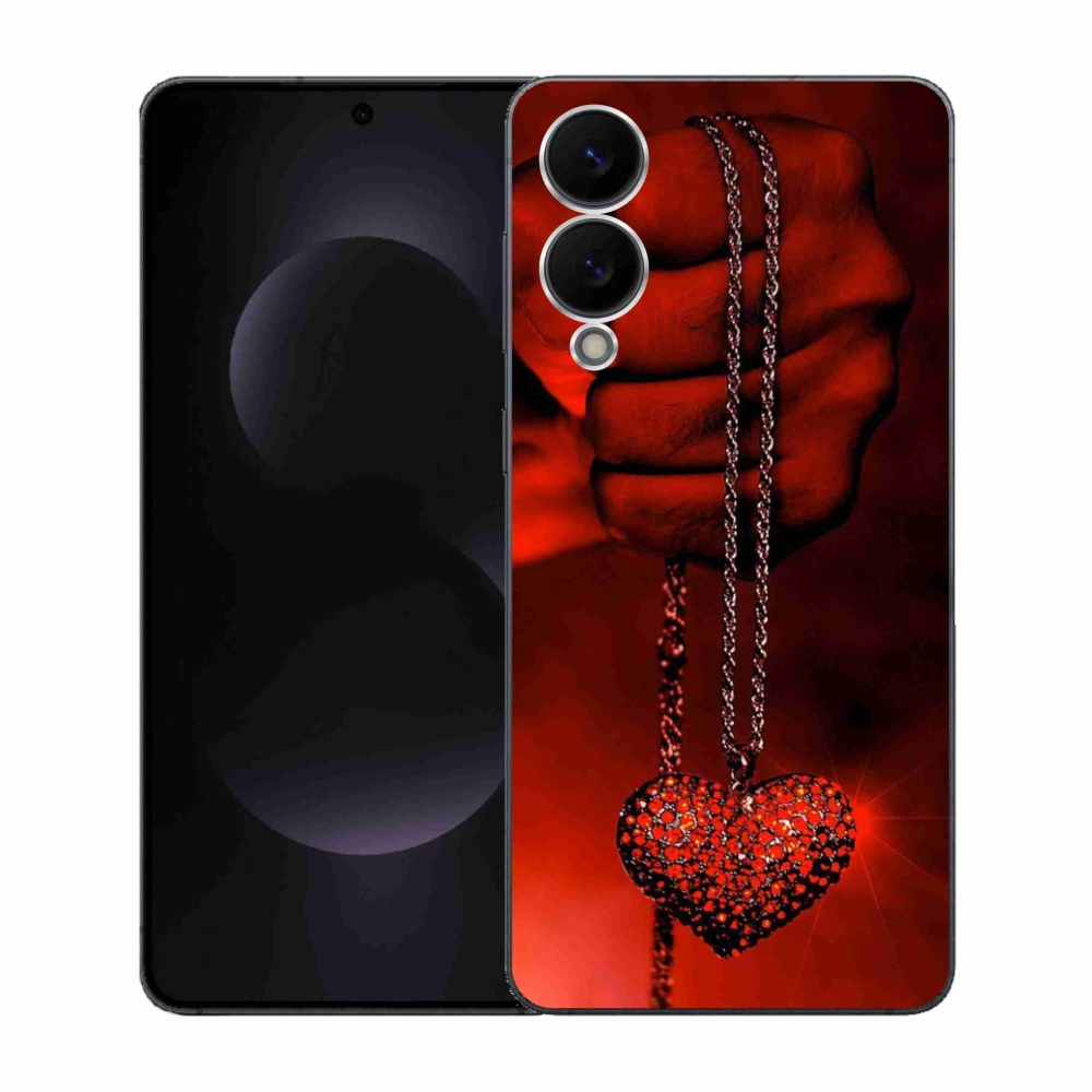 Gél borítás mmCase Samsung Galaxy S25 Edge készülékhez - nyaklánc