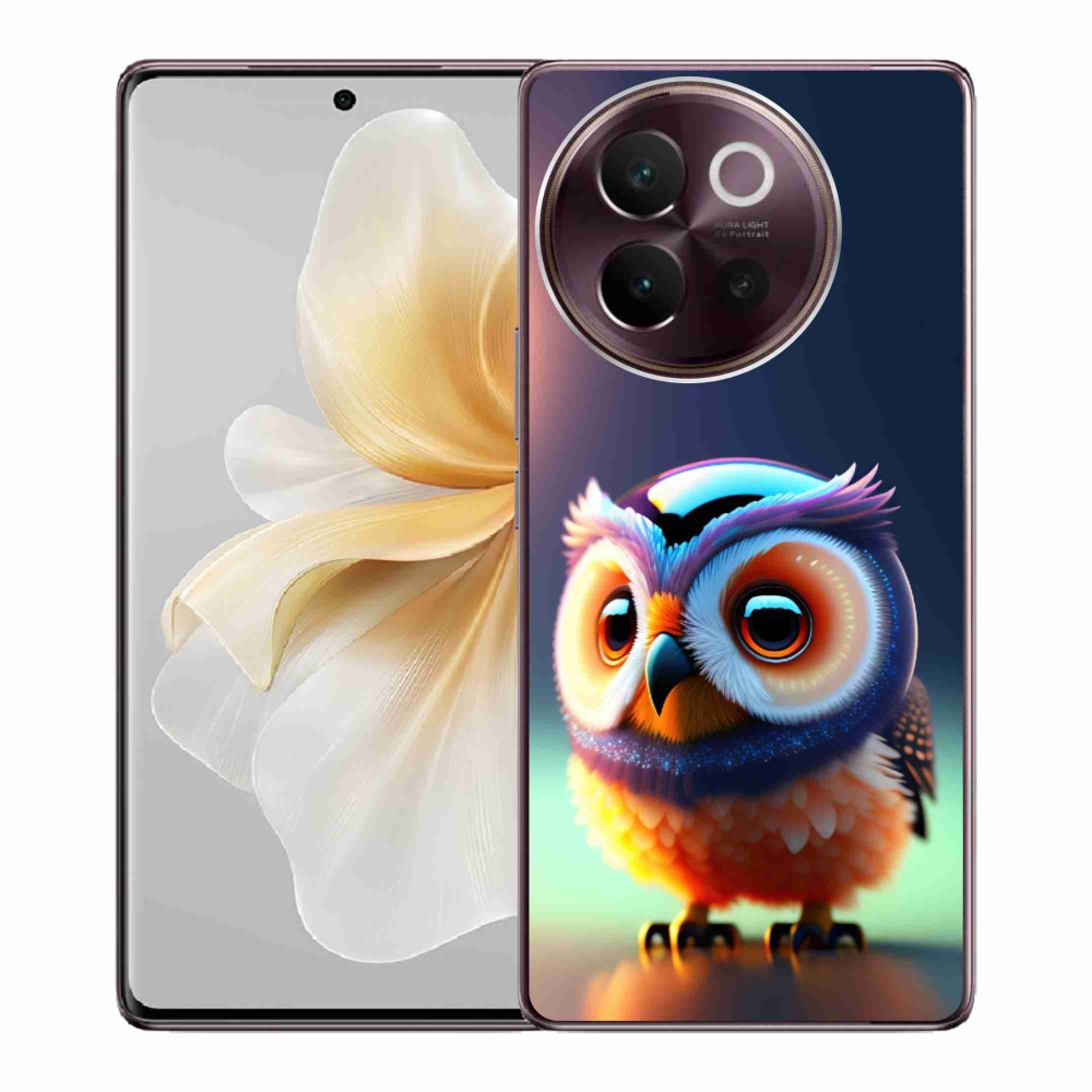 Gél borítás mmCase a Vivo V40 Lite 5G készülékhez - bagoly