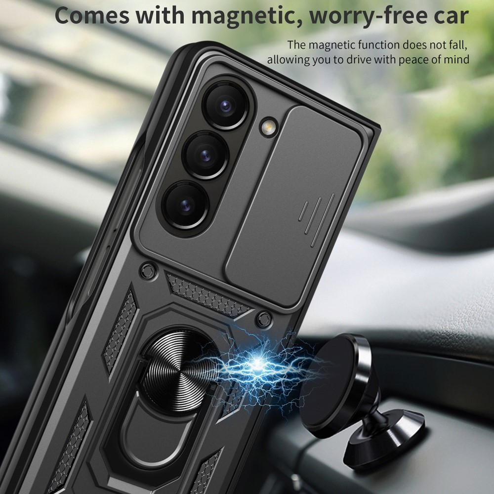 Csúszásálló borítás Samsung Galaxy Z Fold5 5G készülékhez - fekete