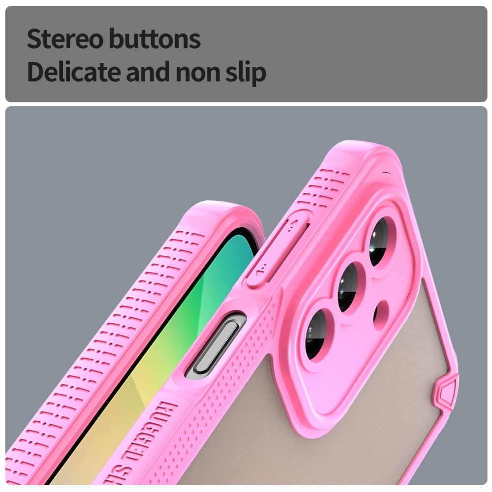 Fagyasztott tartós borítás Samsung Galaxy A26 5G készülékhez - rózsaszín