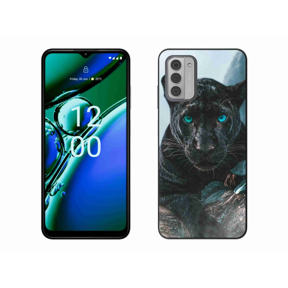 Gél borítás mmCase a Nokia G42 készülékhez - fekete párduc