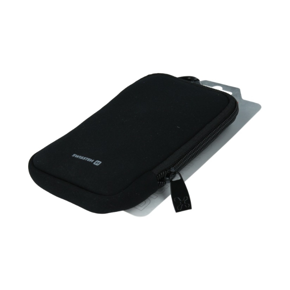 Univerzális neoprén tok Swissten Black-Rock 7 - fekete