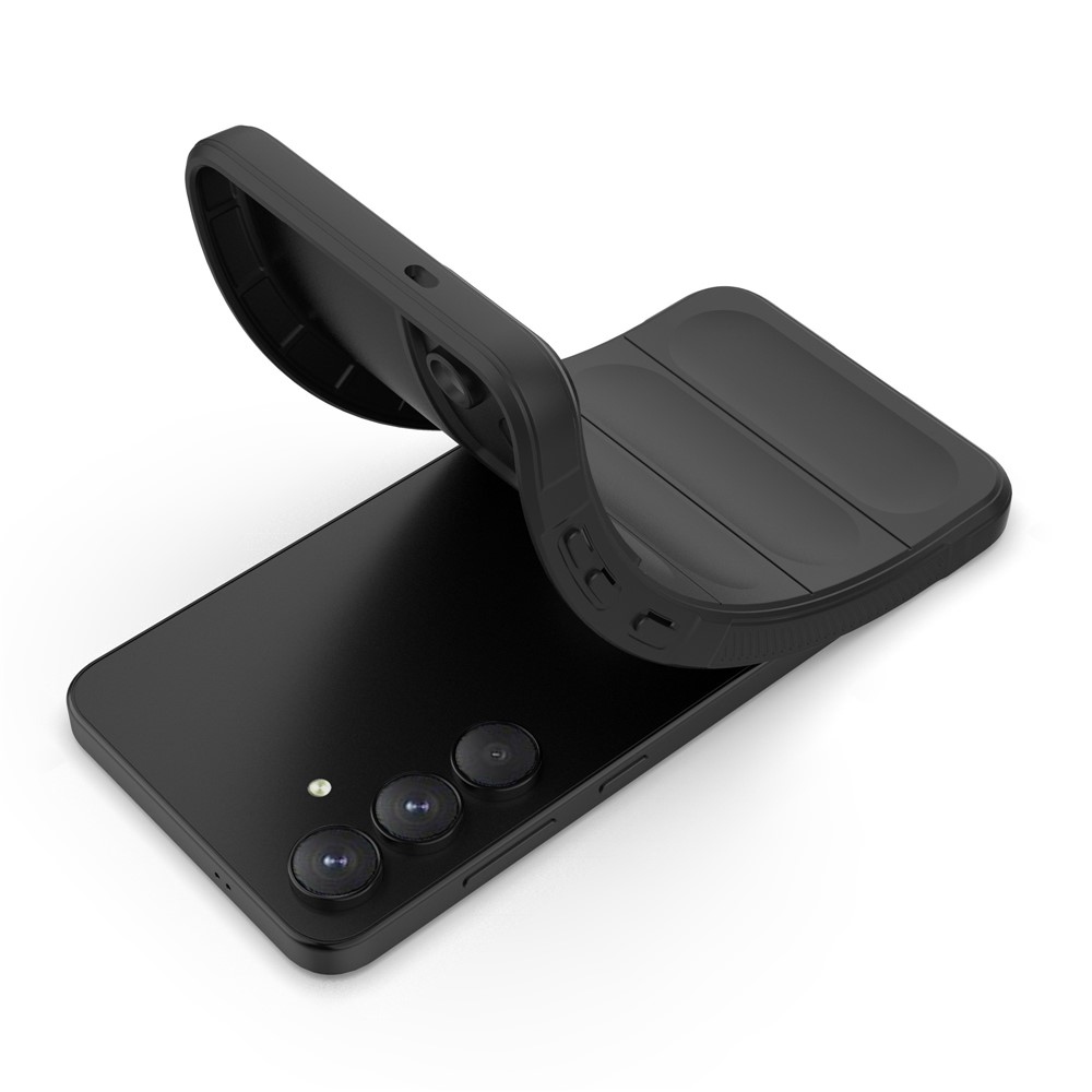 Rugg tartós zselés tok Samsung Galaxy S25 FE készülékhez - fekete