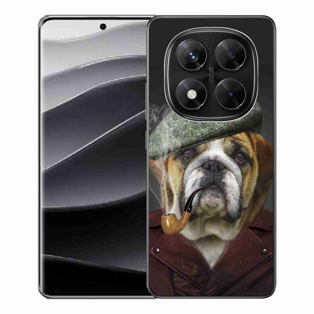 Gél borítás mmCase a Xiaomi Redmi Note 14 Pro 5G/Poco X7 5G - kutya csővel