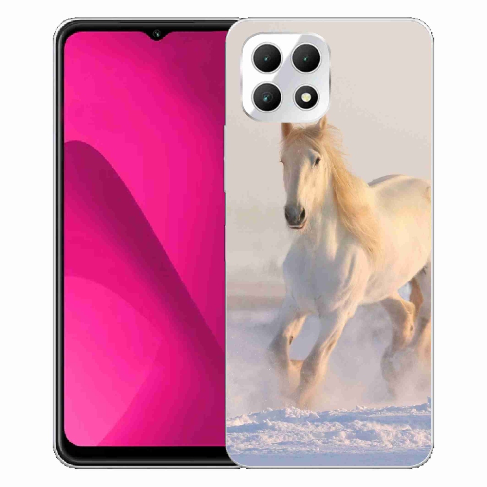 Zselés borítás mmCase a T-Mobile T Phone 2 készülékhez - ló a hóban