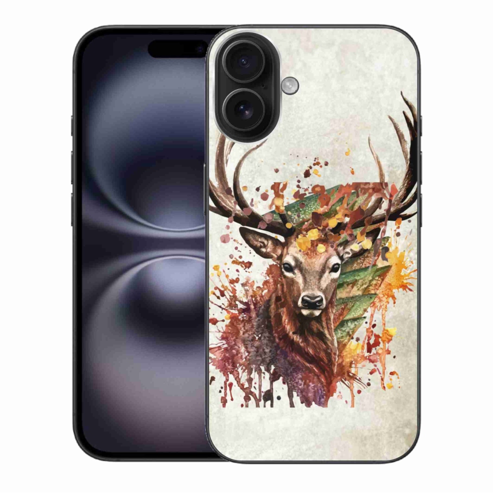 Gél tok mmCase iPhone 16 Plus készülékhez - szarvas 1