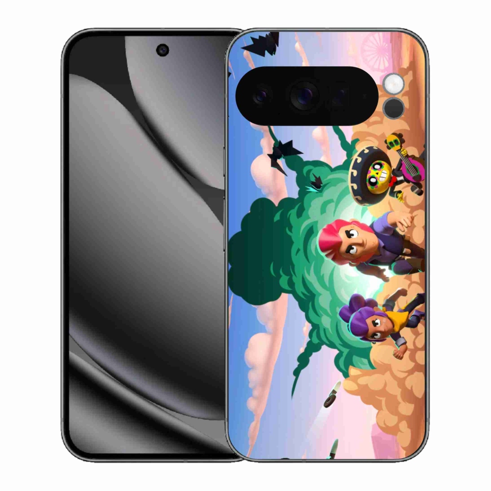 Gél borítás mmCase a Google Pixel 10 Pro XL-hez - verekedés csillagok