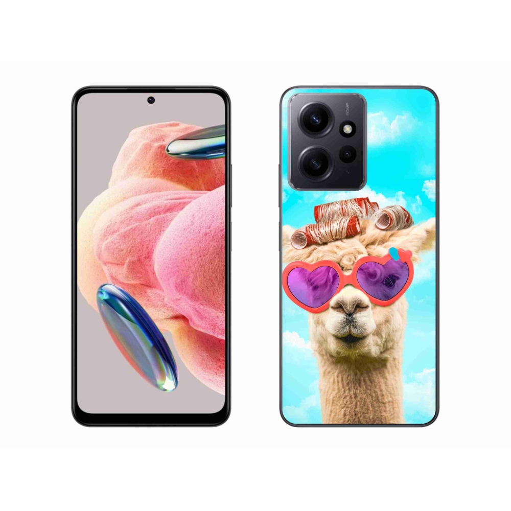 Gél borítás mmCase a Xiaomi Redmi Note 12 4G-hez - szemüveges láma