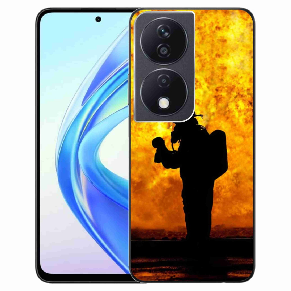 Gél borítás mmCase a Honor X7b/Honor 90 Smart készülékhez - tűzoltó