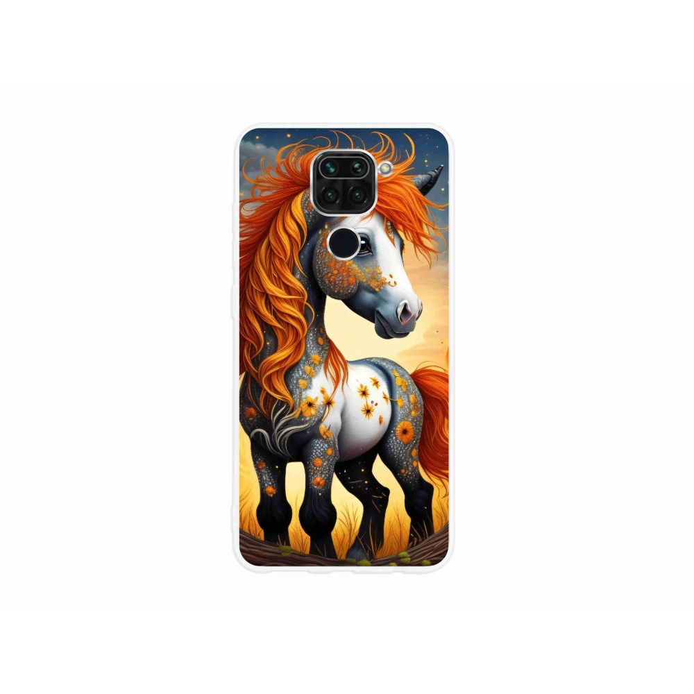 Gél borítás mmCase a Xiaomi Redmi Note 9-hez - színes póni