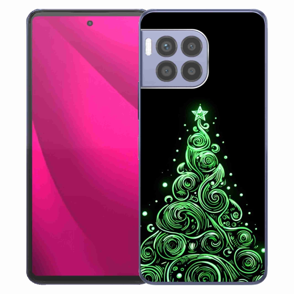 Zselés borítás mmCase a T-Mobile T Phone 2 Pro készülékhez - neon karácsonyfa 3