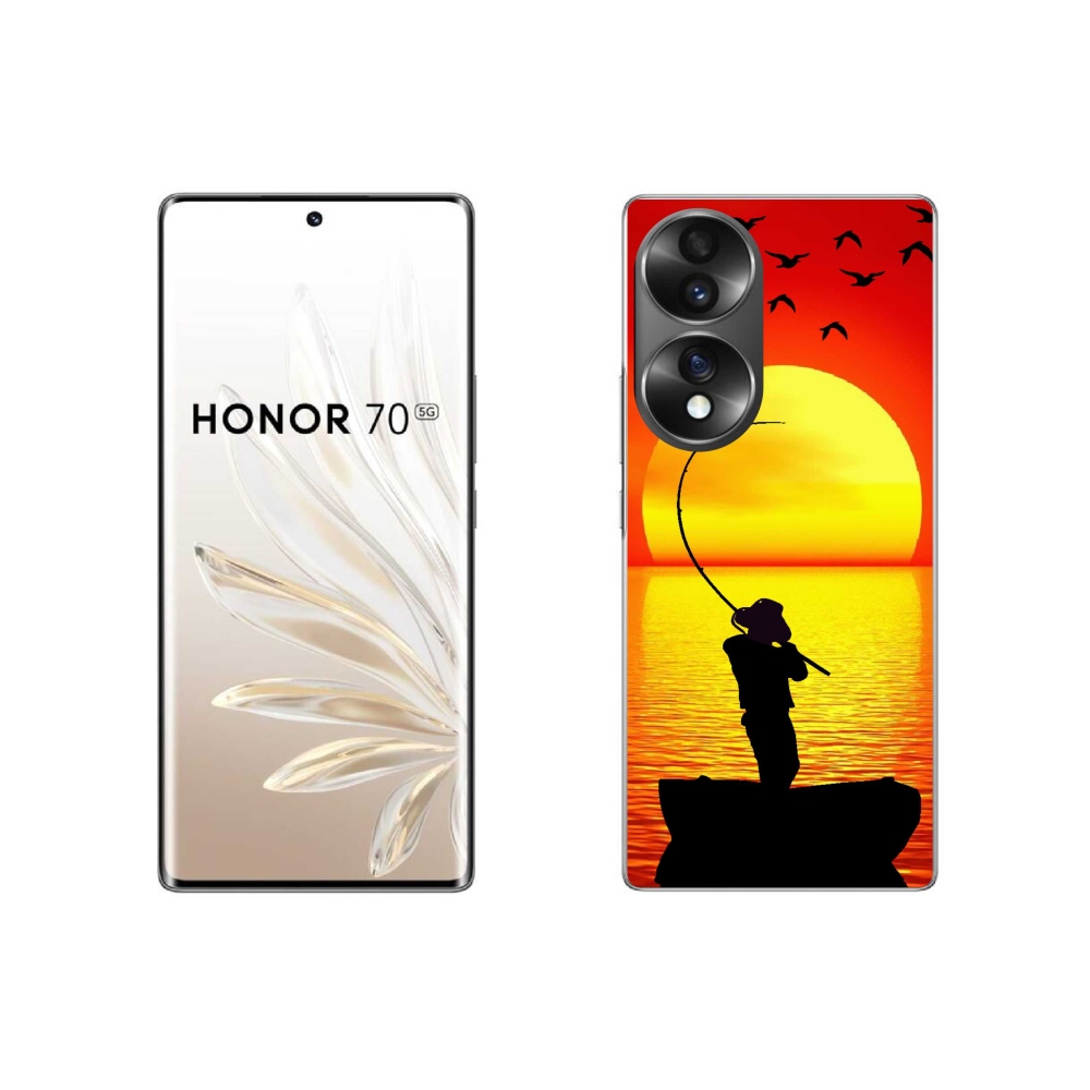 Zselés borítás mmCase a Honor 70 számára - horgászat