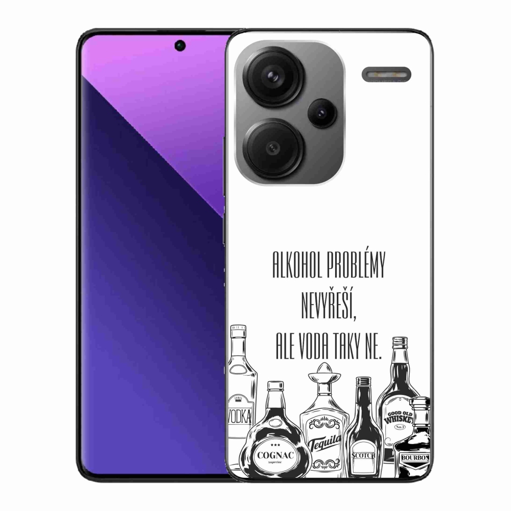 Gél borító mmCase a Xiaomi Redmi Note 13 Pro+ 5G számára - vicces szöveg fehér háttérrel