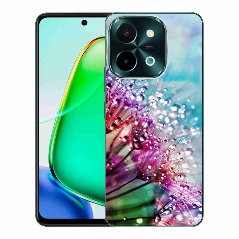 Zselés borító mmCase a Vivo Y28-hoz - színes virágok