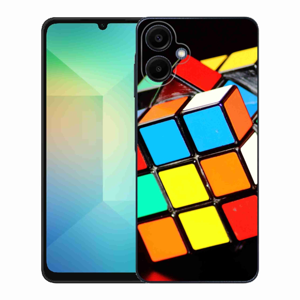Gél borítás mmCase Samsung Galaxy A06 4G - Rubik-kocka számára