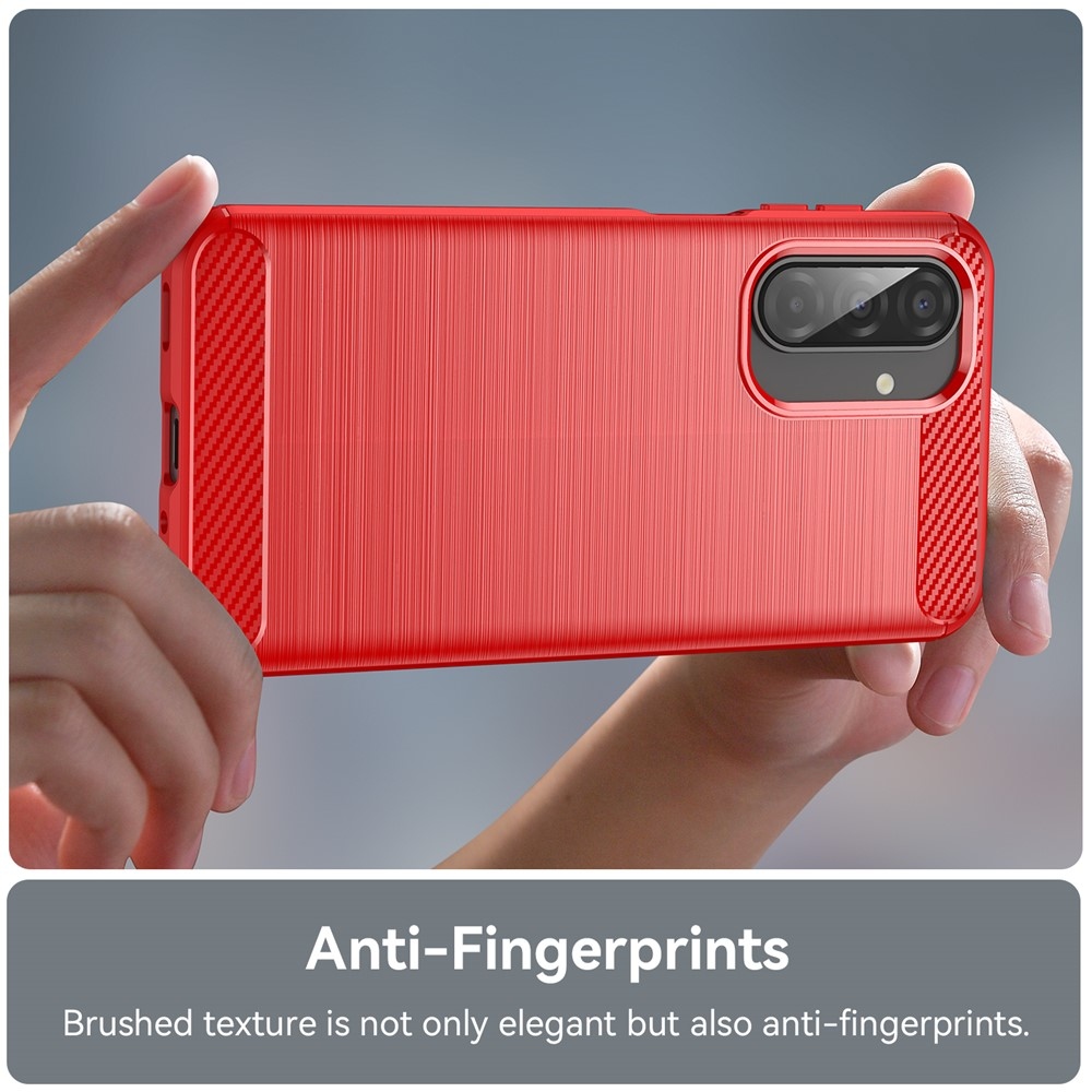 Szénálló zselés tok Samsung Galaxy A17 4G/5G - piros