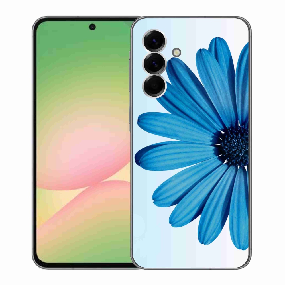 Gél védőhuzat mmCase Samsung Galaxy A56 5G - kék margaréta