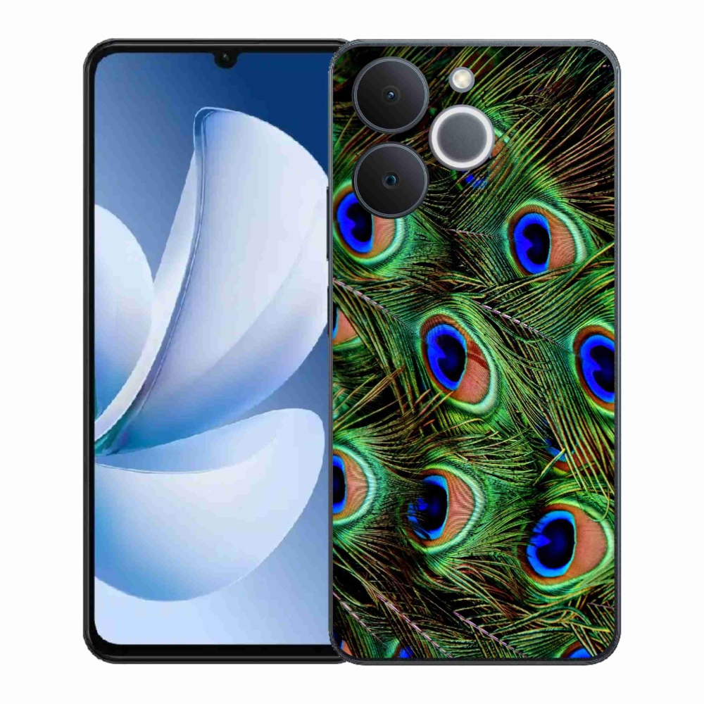 Zselés borítás mmCase a Realme Note 70T készülékhez - pávatoll