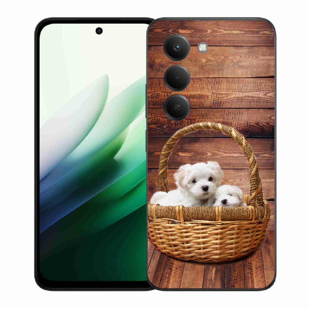 Gél borítás mmCase a Xiaomi Redmi 15 5G számára - kölyökkutyák