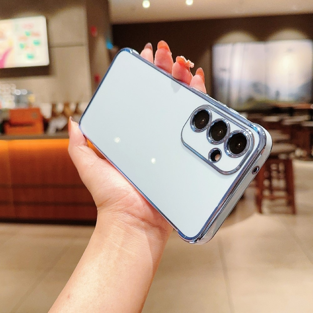 Gélkeretes tok Samsung Galaxy S25+ készülékhez - kék