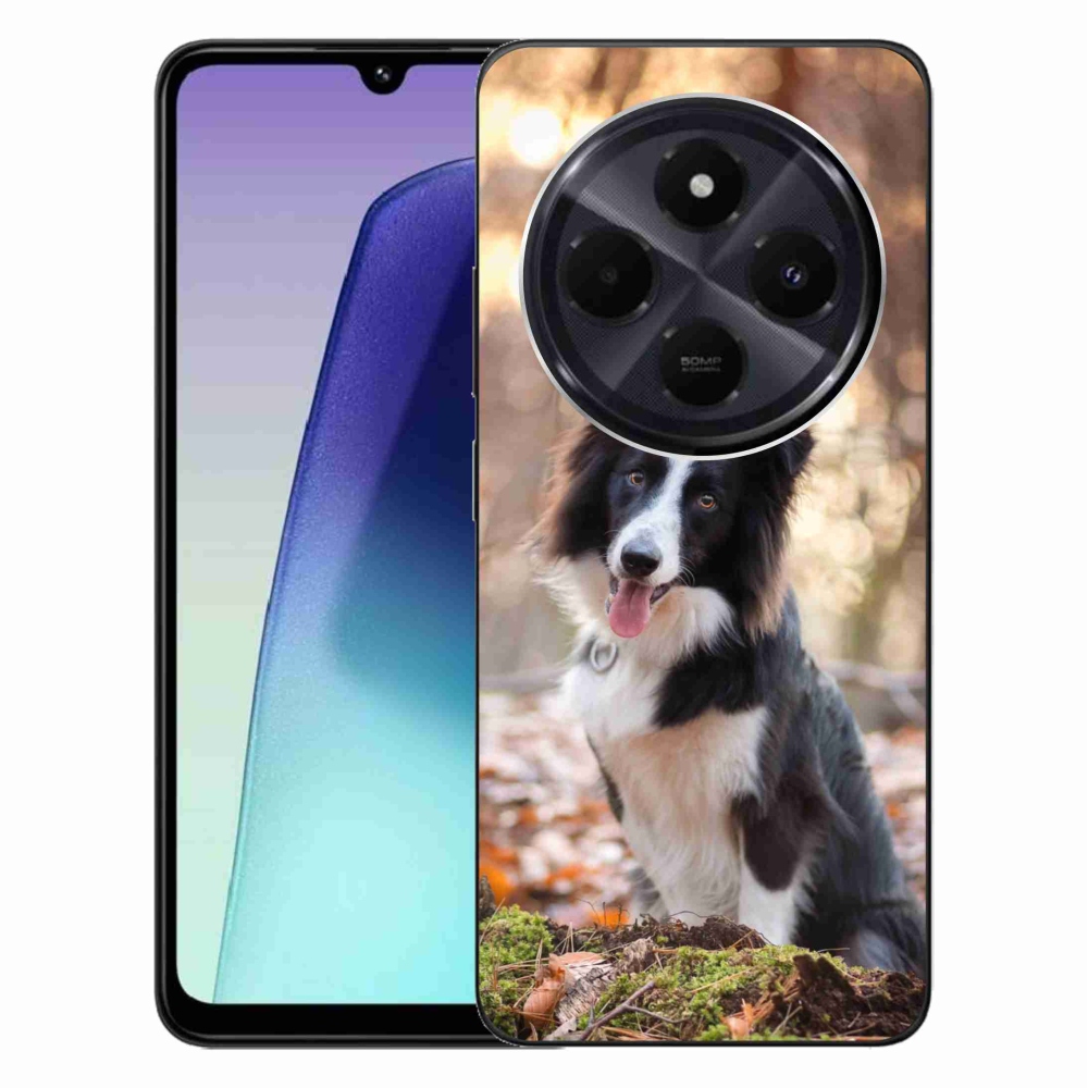 Gél tok mmCase a Xiaomi Redmi 14C/Poco C75-hez - border colie 1