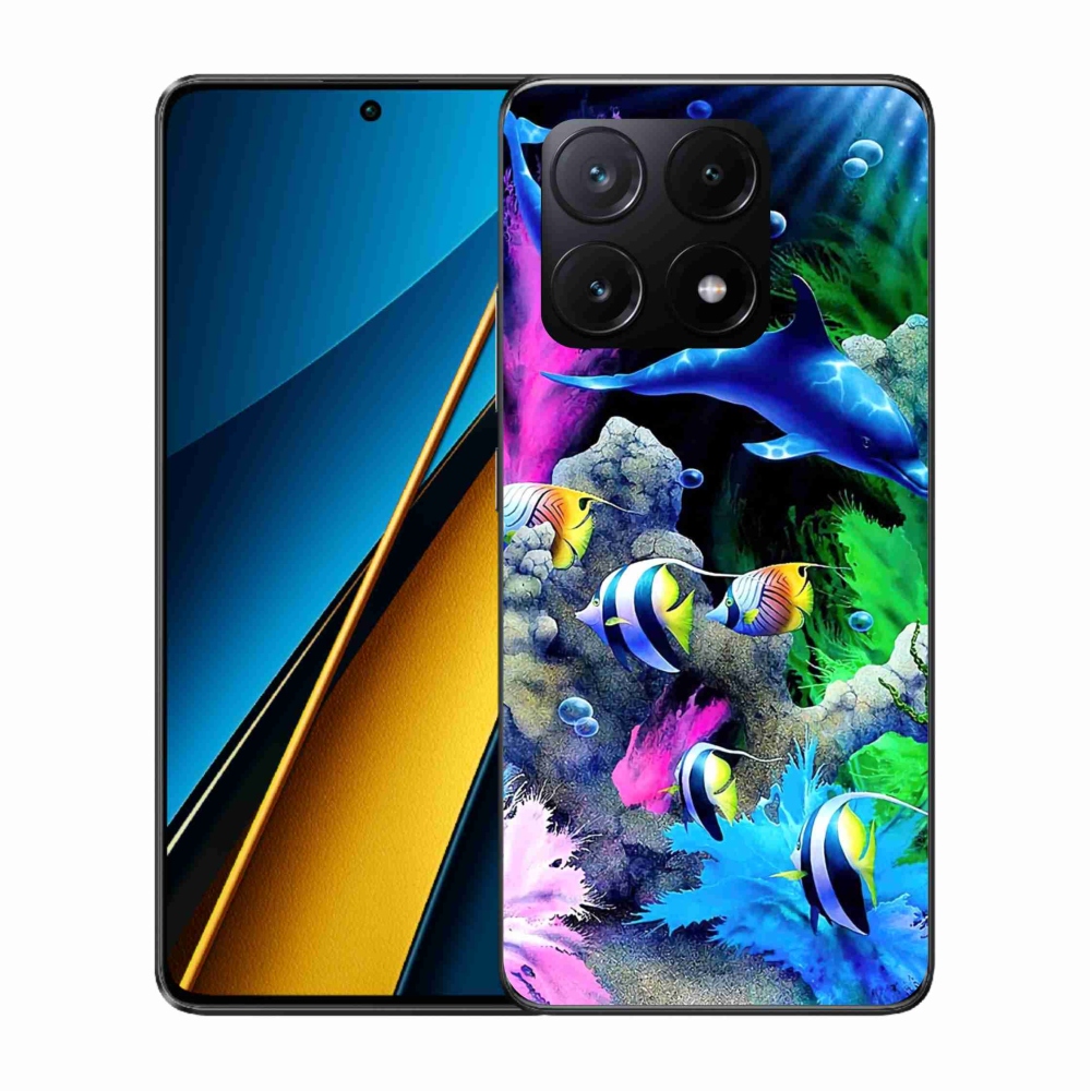 Gél tok mmCase a Xiaomi Poco X6 Pro 5G számára - Sea World
