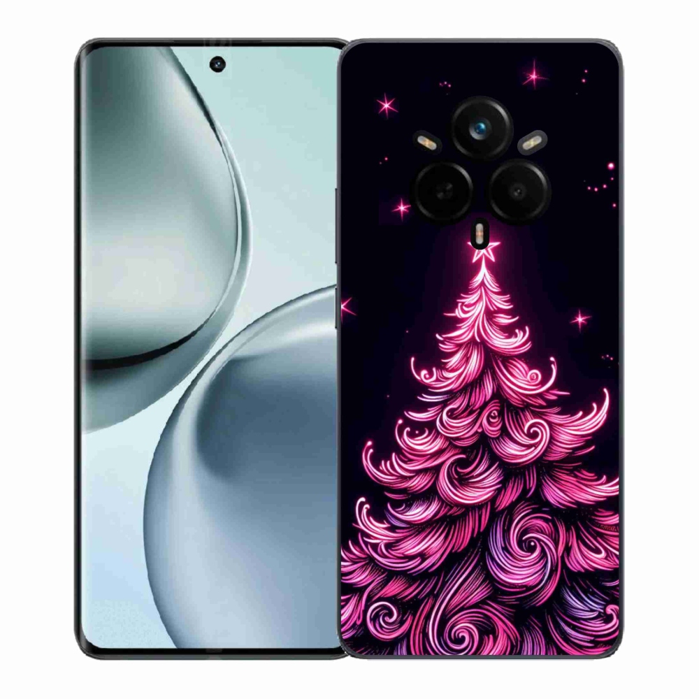 Gél borítás mmCase a Realme 14 Pro+ 5G számára - neon karácsonyfa 2