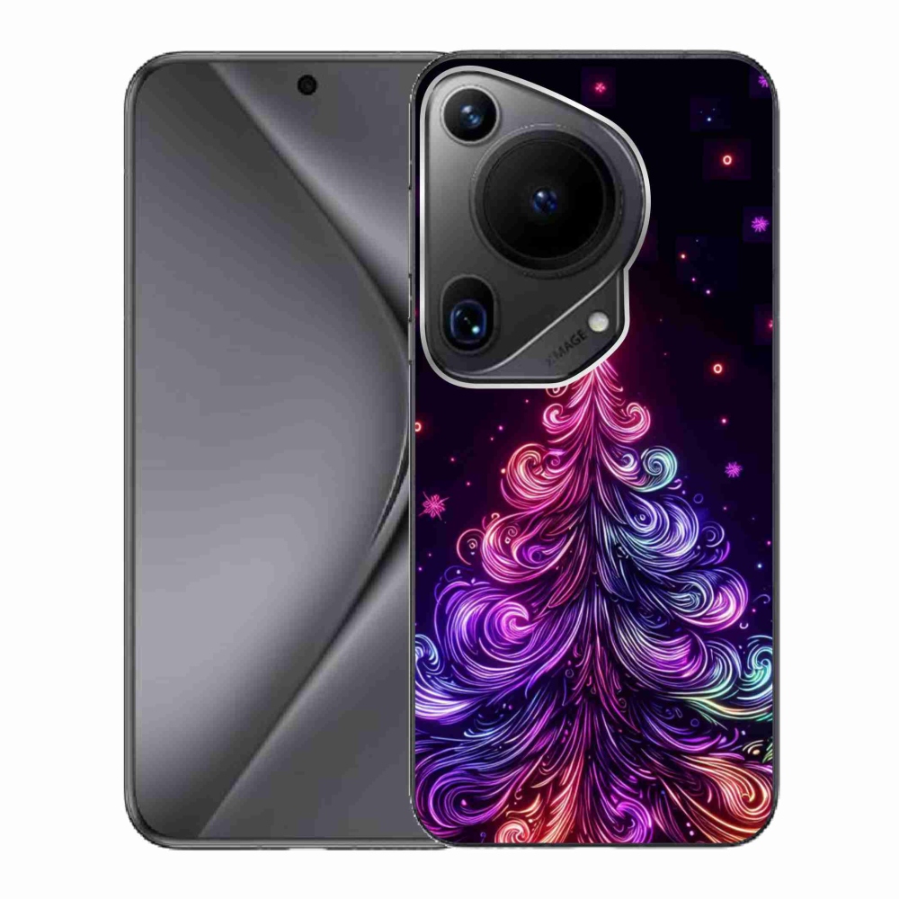 Gél borító mmCase a Huawei Pura 70 Ultra - neon karácsonyfa 1