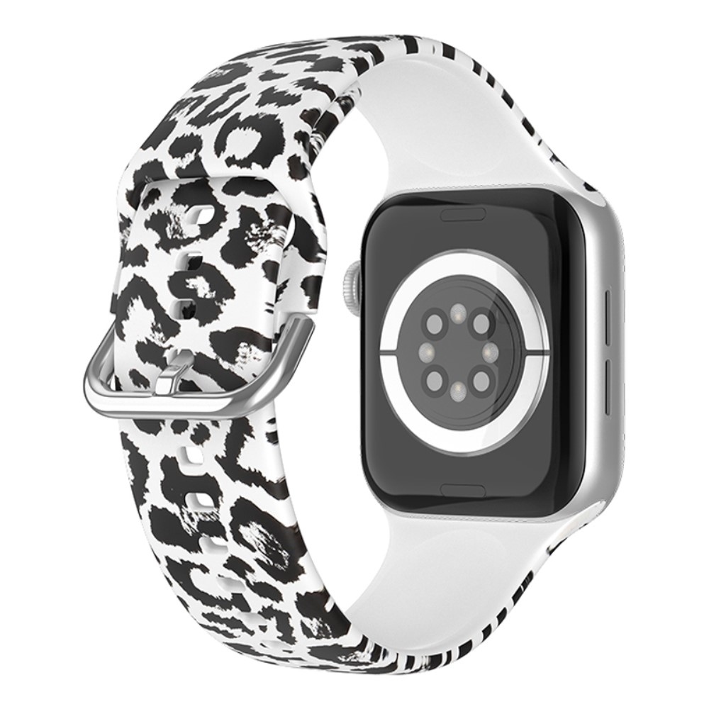 Nyomtatott szilikon szíj Apple Watch Ultra/Ultra 2 49mm/SE/SE 2022/2023 44mm/9/8/7 45mm/6/5/4 44mm/3/2/1 42 mm - M minta