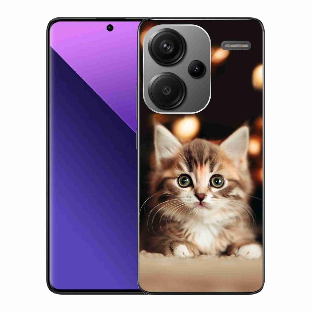 Gél borítás mmCase a Xiaomi Redmi Note 13 Pro+ 5G számára - aranyos cica 2
