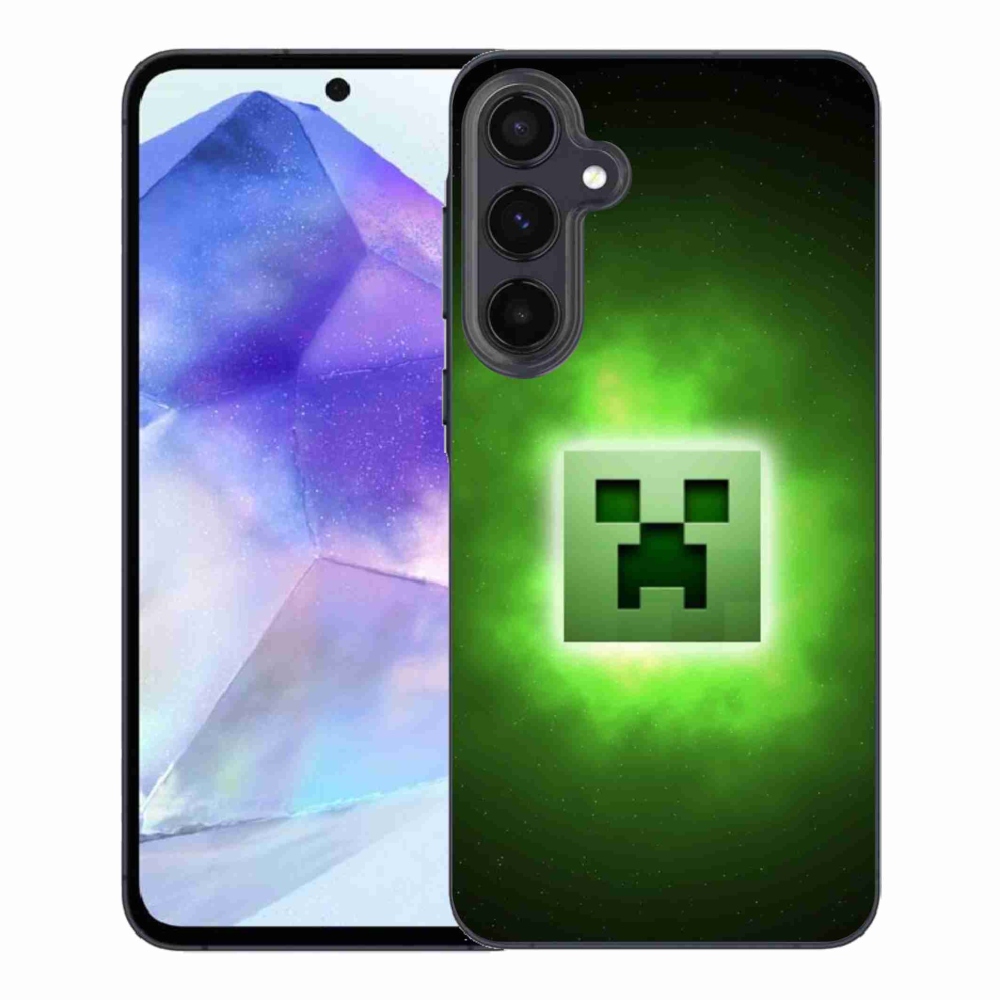 Zselés borítás mmCase Samsung Galaxy A55 5G - minecraft