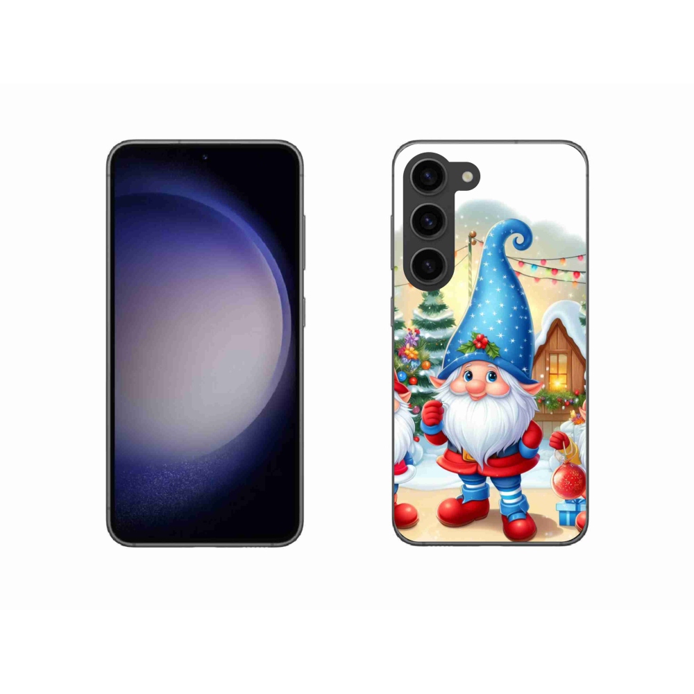 Gél borítás mmCase Samsung Galaxy S23 5G - karácsonyi manókhoz