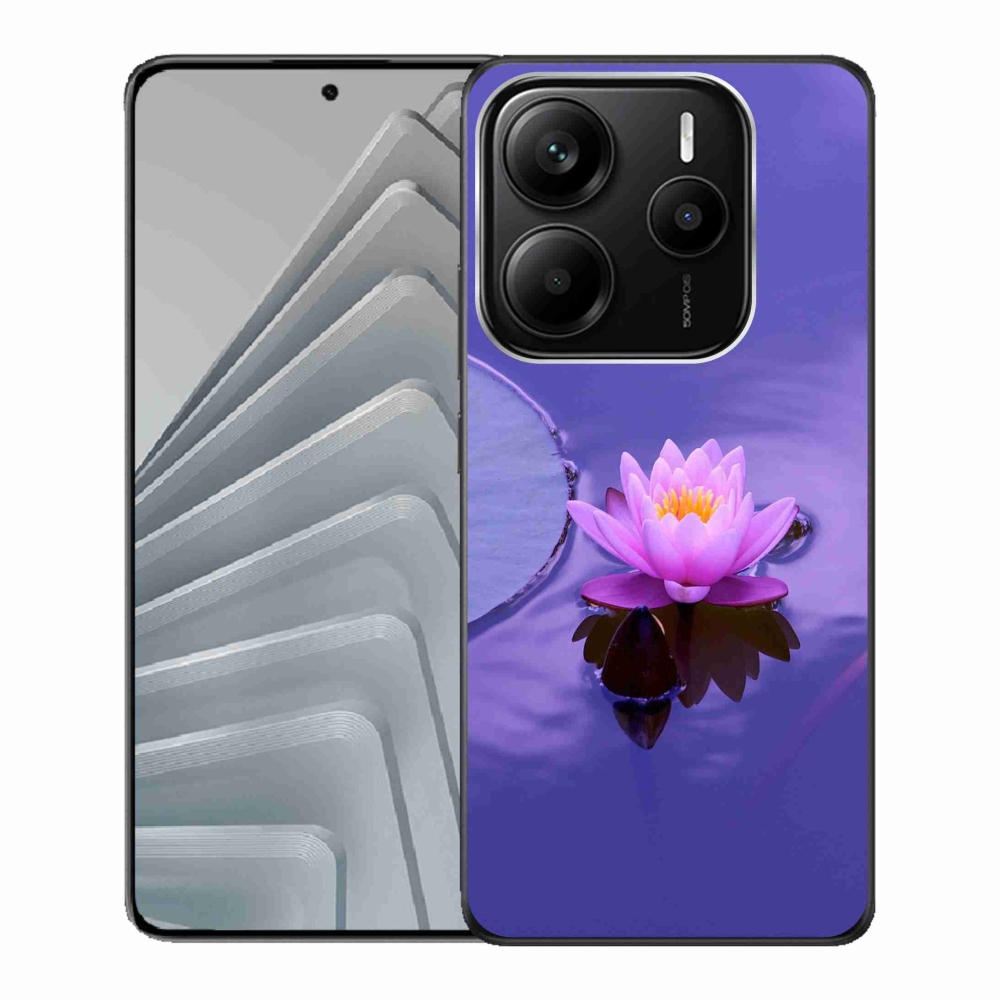 Gél borítás mmCase a Xiaomi Redmi Note 14 5G-hez - virág a vízen