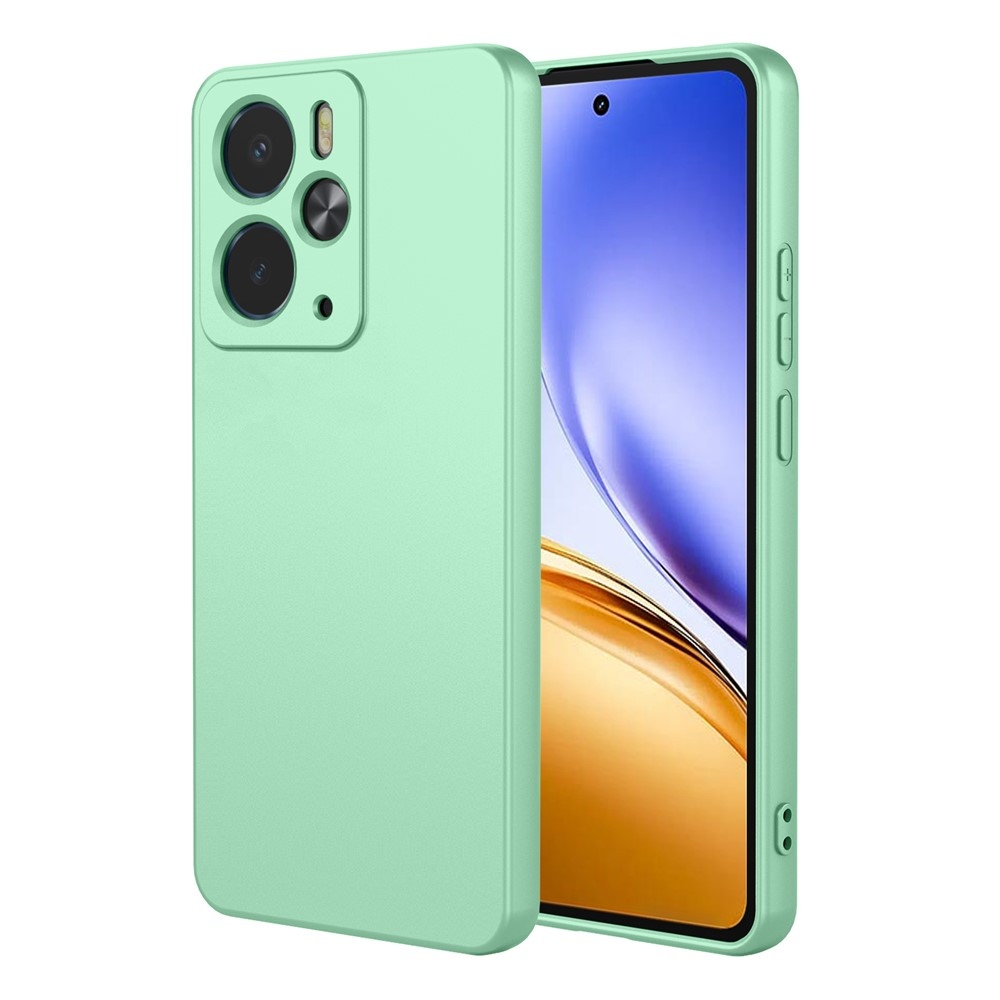 Puha zselés tok a Realme 14 5G/14T 5G mobiltelefonhoz - világoszöld