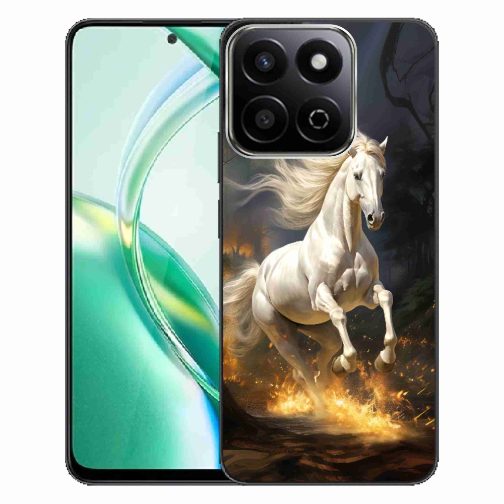 Zselés tok mmCase a Honor 200 Smart 5G készülékhez - fehér ló 2
