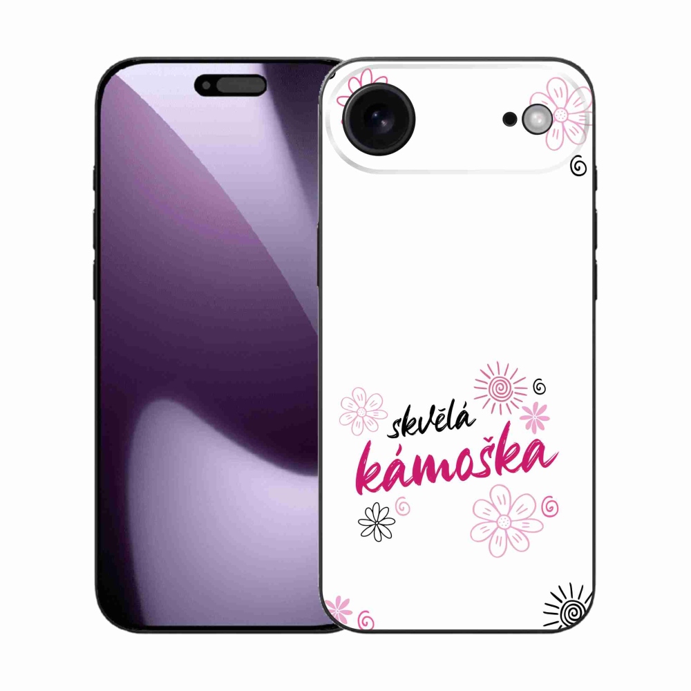 Gél borítás mmCase iPhone 17 Air készülékhez - nagyszerű haver fehér háttérrel