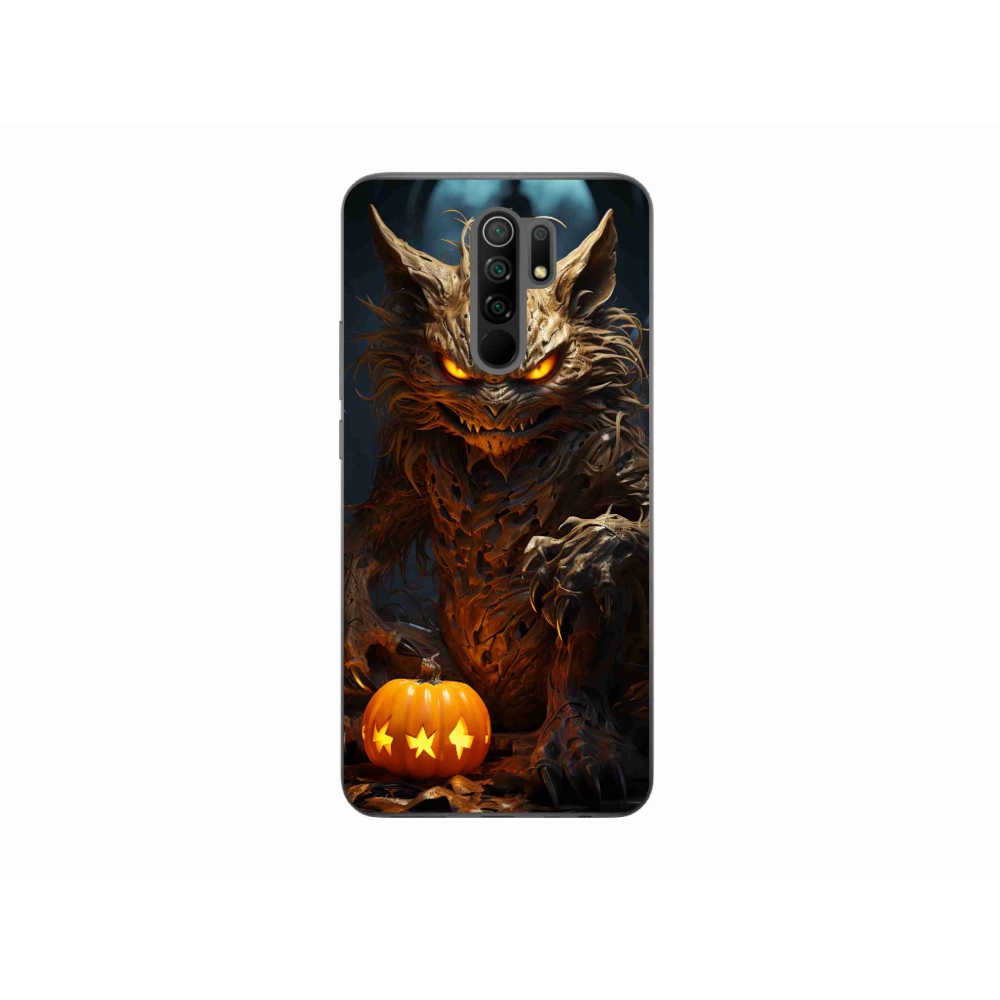 Gél borítás mmCase a Xiaomi Redmi 9-hez - Halloween szörnyeteg