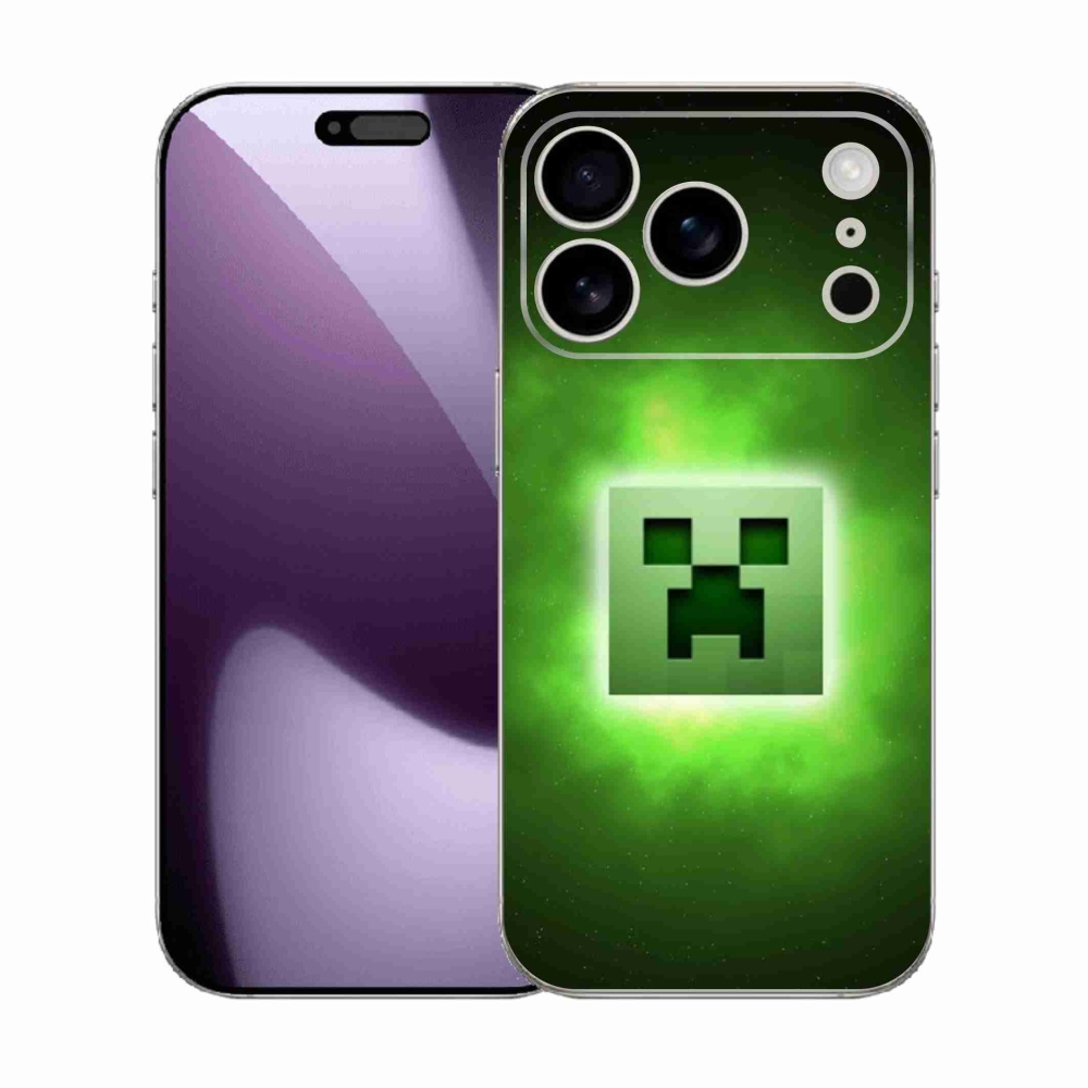 Gél borítás mmCase iPhone 17 Pro készülékhez - minecraft