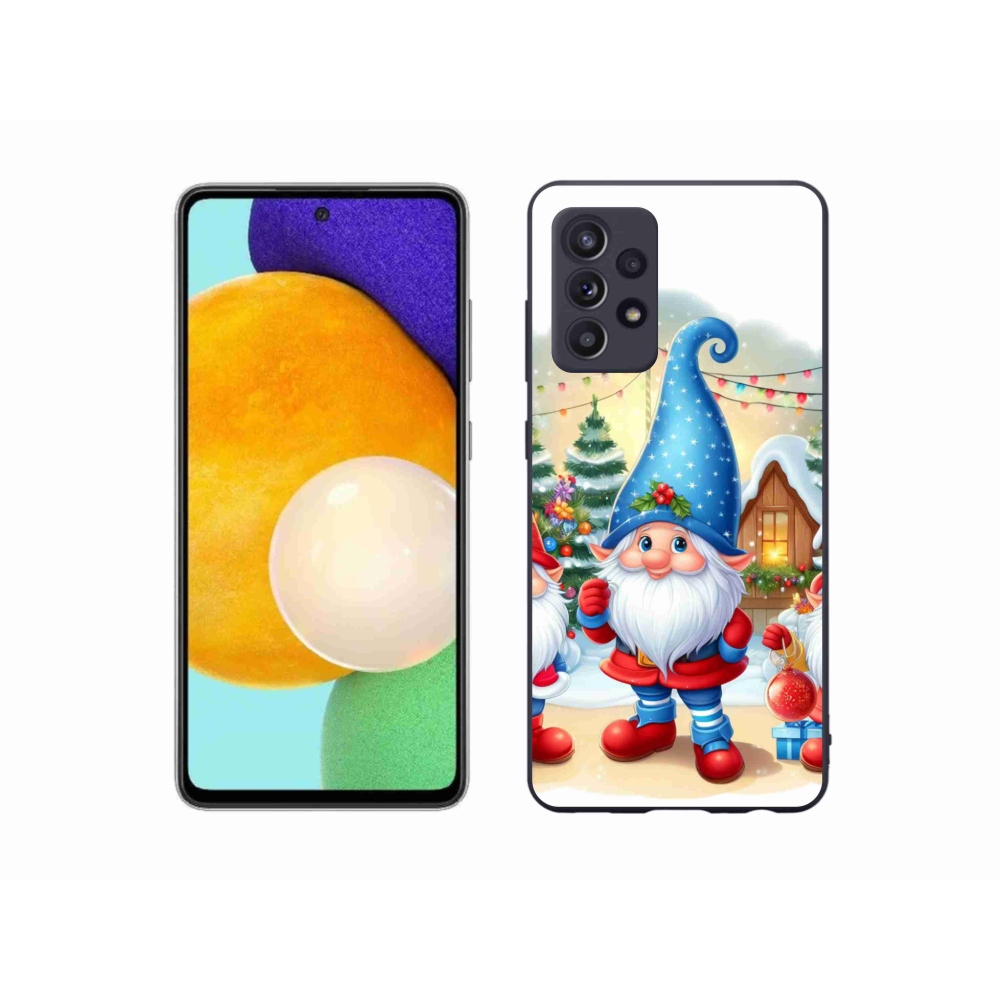Gél borítás mmCase Samsung Galaxy A52s 5G - Karácsonyi manók