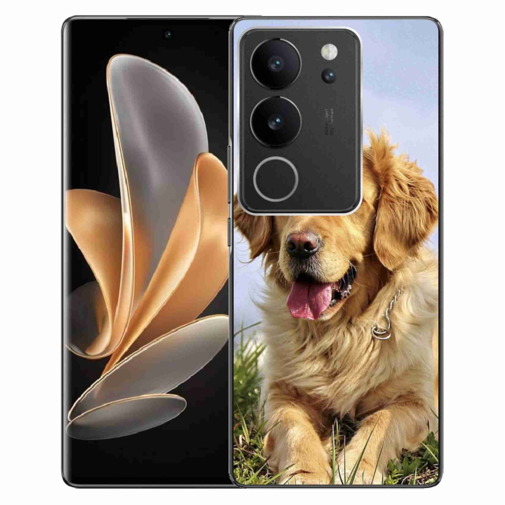 Gél tok mmCase a Vivo V29 5G-hez - arany retriever