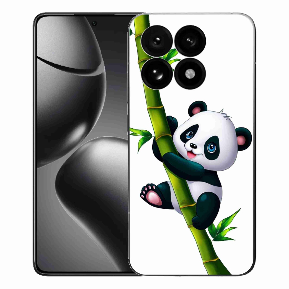 Gél borítás mmCase a Xiaomi 15T-hez - panda a bambuszon