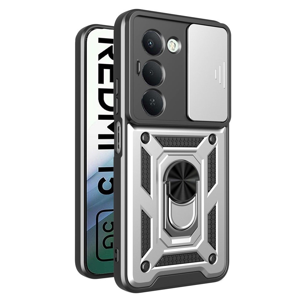 Tartós csúszásbiztos borítás Xiaomi Redmi 15 5G (169mm) - ezüst