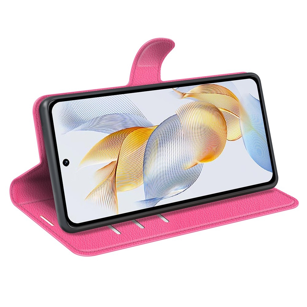 Litchi könyvtáska a Honor 90-hez - rózsaszínű