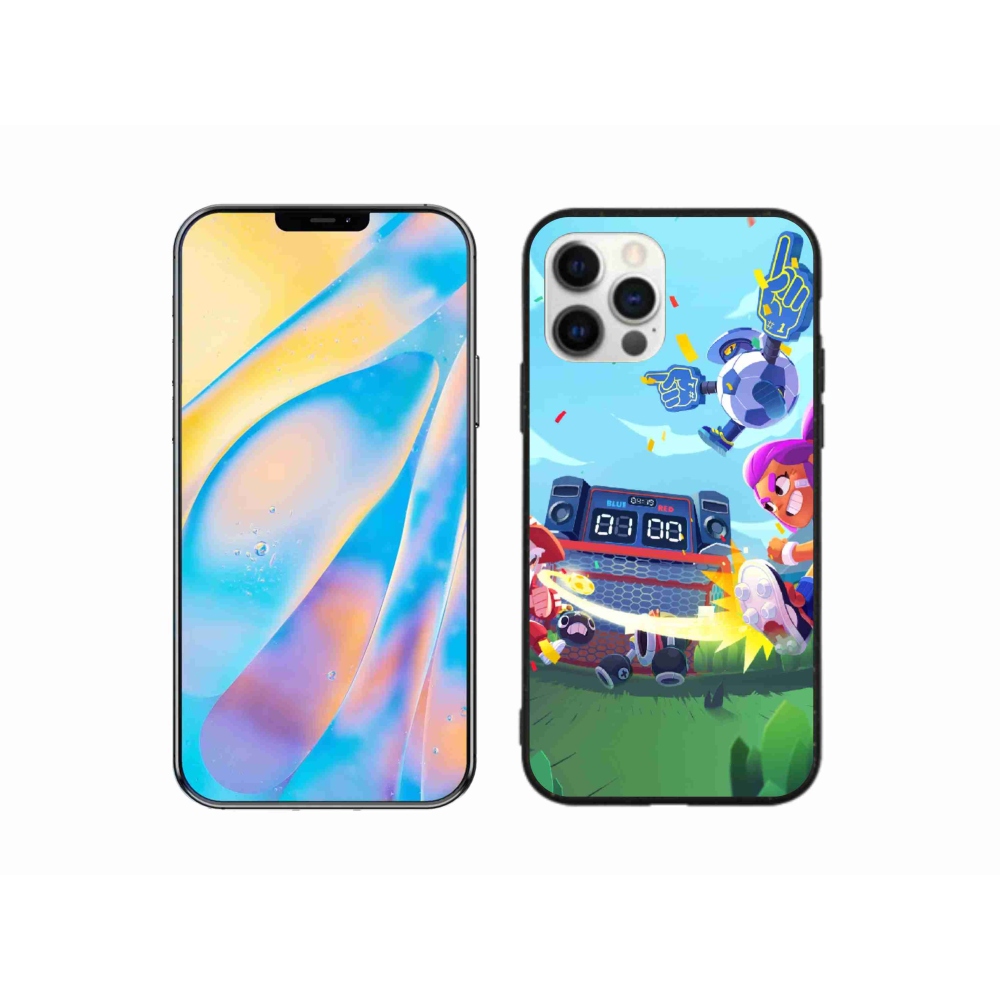 Zselés borítás mmCase iPhone 12 készülékhez - verekedős csillagok 1