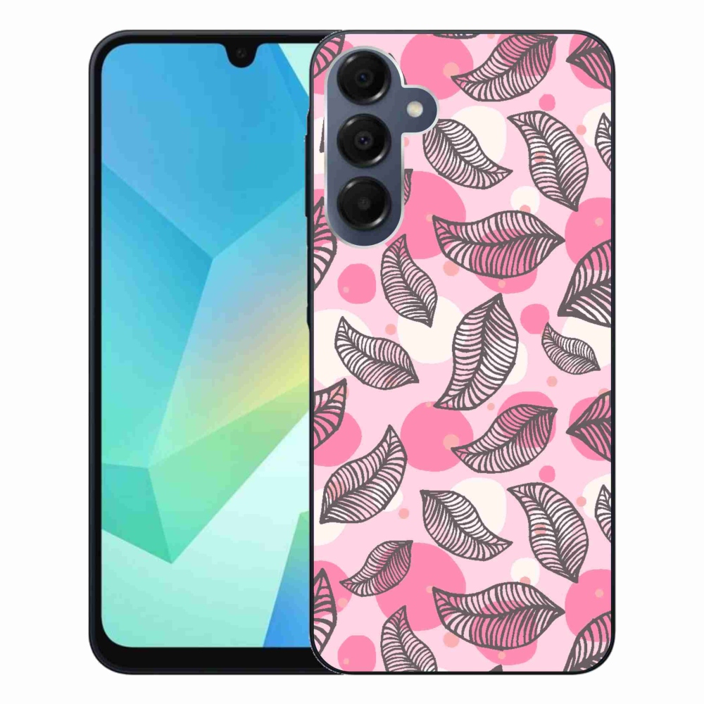 Gél borítás mmCase Samsung Galaxy A16 4G/5G készülékhez - rajzfilmes hulló levelek