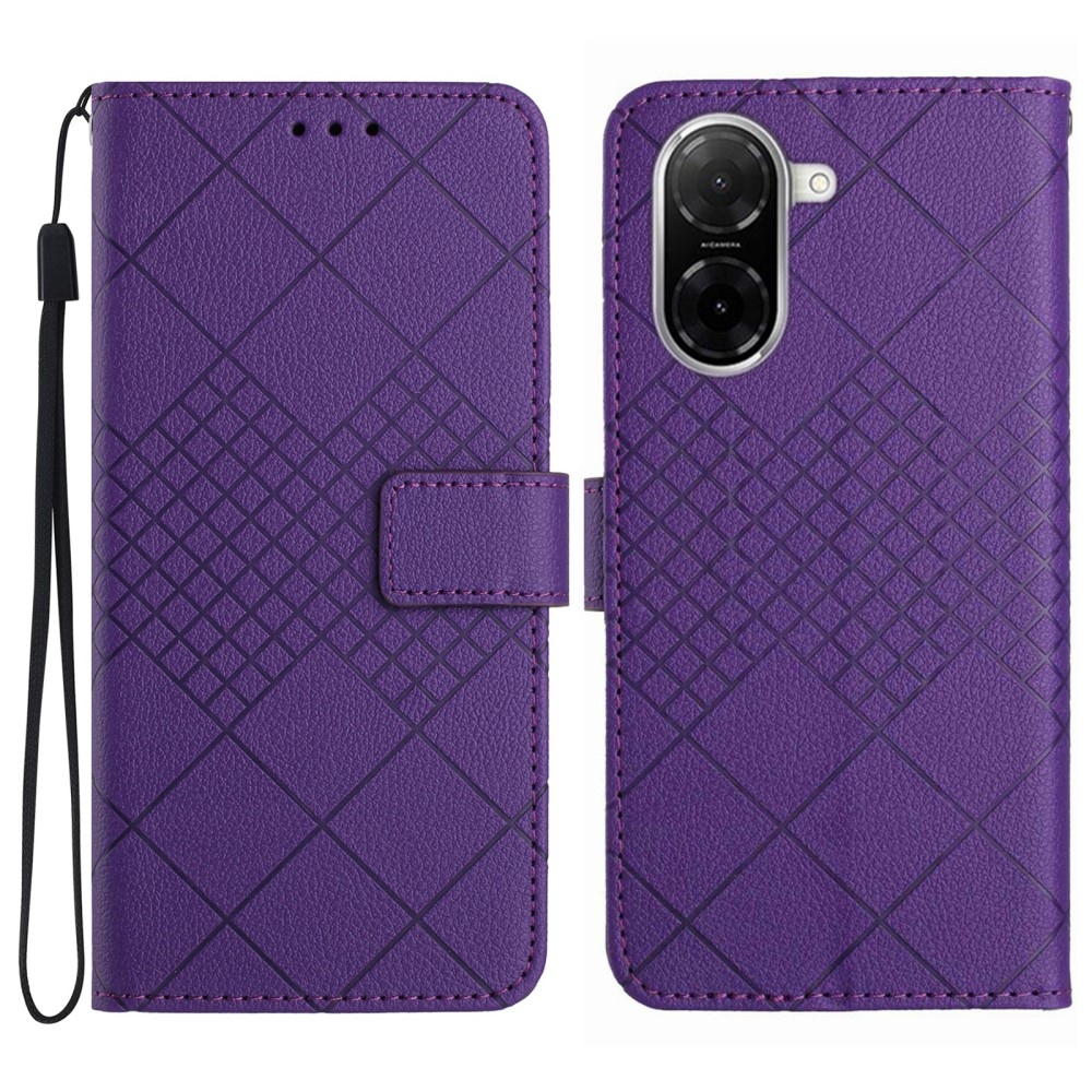 Fóliás könyvtáska Xiaomi Redmi A5 (173.45x79.35x8.45mm) - lila