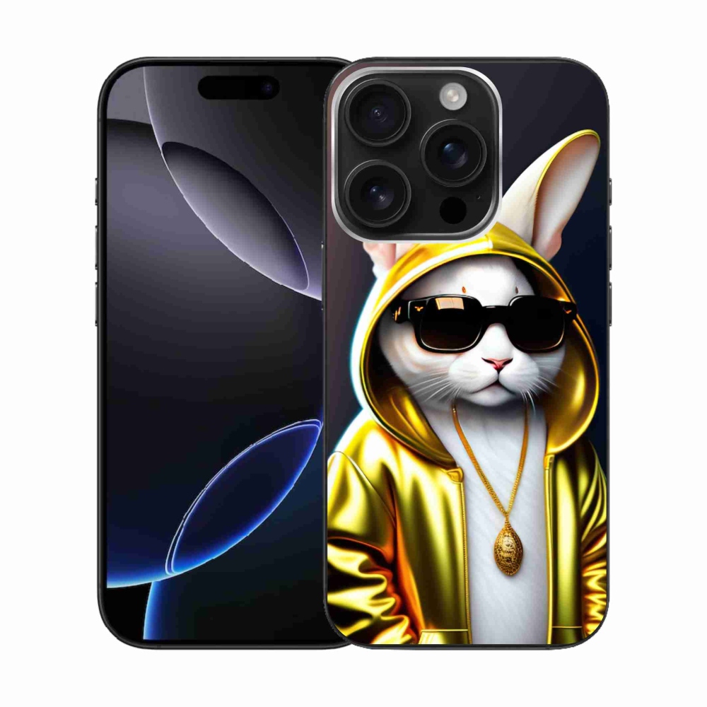 Zselés borítás mmCase iPhone 16 Pro készülékhez - cat boss